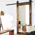 Rustic Style Finished Mirror Sliding Barn Doors